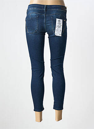 Jeans skinny stretch taille basse bleu LE TEMPS DES CERISES femme