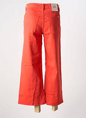 Jeans coupe large stretch taille haute orange REIKO femme