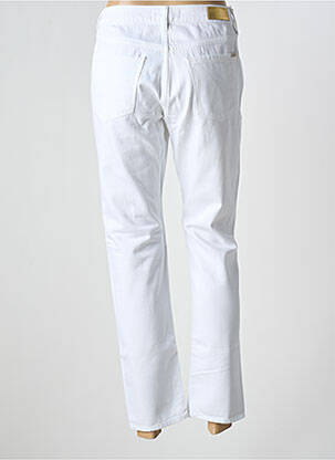Jean coupe mom poches taille haute blanc REIKO femme