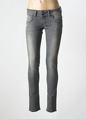 Jeans skinny stretch taille basse gris LTB femme