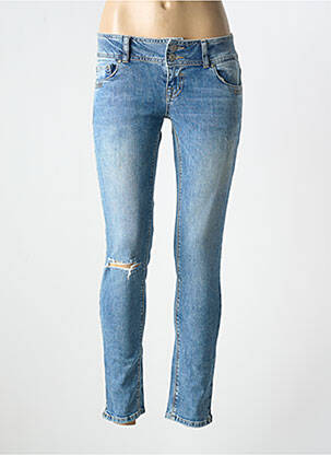 Jeans skinny stretch taille basse bleu LTB femme