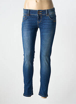 Jeans skinny stretch taille basse bleu LTB femme