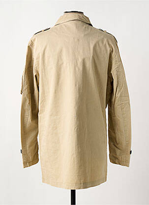 Trench tissage popeline sans capuche beige BOMBERS homme