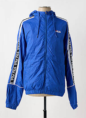 Coupe-vent poches a capuche bleu FILA homme
