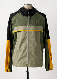 Coupe-vent poches a capuche vert G STAR homme