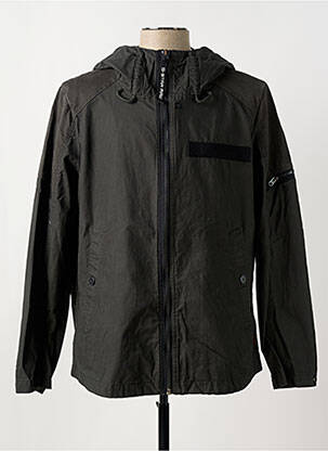 Coupe-vent poches a capuche gris G STAR homme