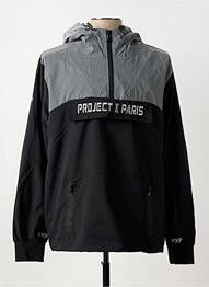 Coupe-vent poches a capuche noir PROJECT X homme
