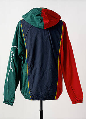Coupe-vent poches a capuche bleu KARL KANI homme