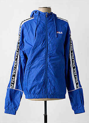Coupe-vent poches a capuche bleu FILA homme
