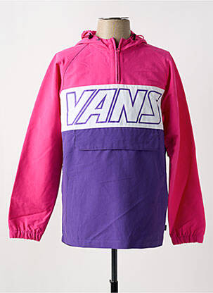 Sweat-shirt à capuche manches longues manches longues rose VANS homme