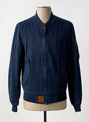 Blouson poches bleu BOMBERS homme