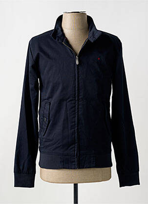 Blouson noir TEDDY SMITH homme