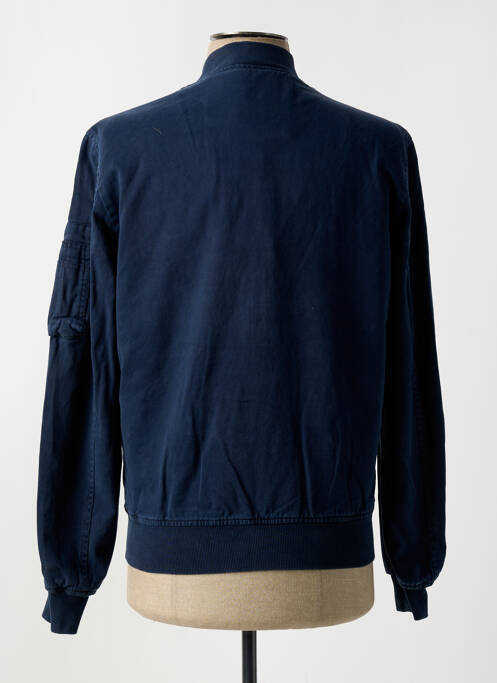 Blouson bleu BOMBERS pour homme