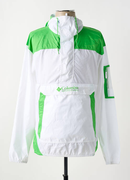 Coupe-vent blanc COLUMBIA pour homme