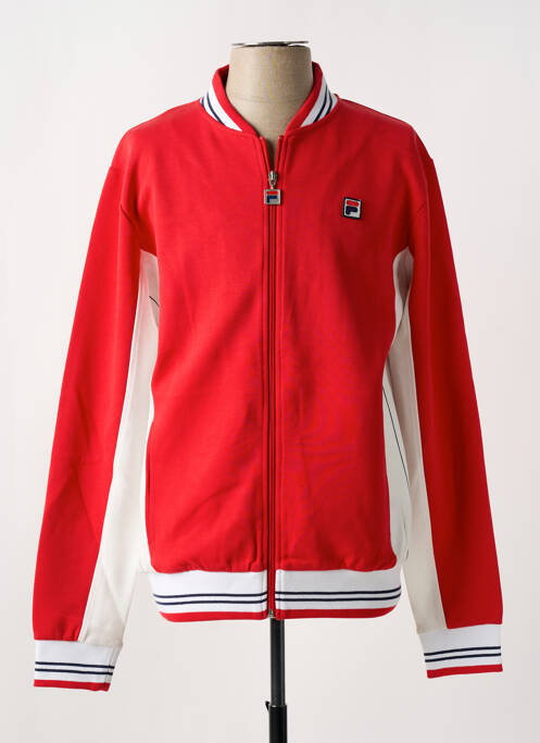 Veste casual rouge FILA pour homme