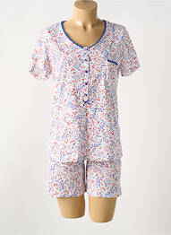 Pyjama tissage jersey bleu EGATEX femme