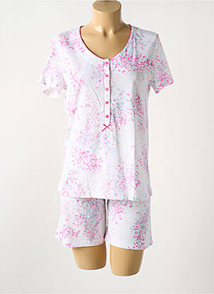 Pyjama tissage jersey rose EGATEX femme