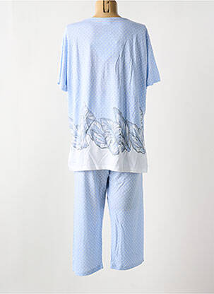 Pyjama tissage jersey bleu EGATEX femme
