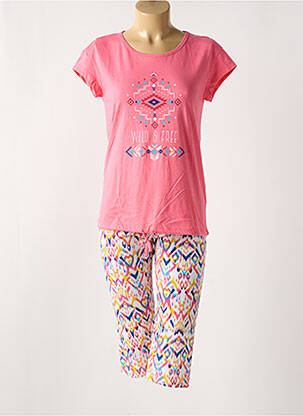 Pyjama rose MASSANA pour femme