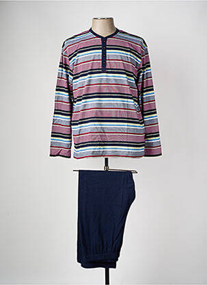 Pyjama col rond bleu GÖTZBURG homme
