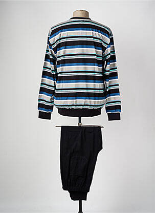 Pyjama col rond bleu CECEBA homme