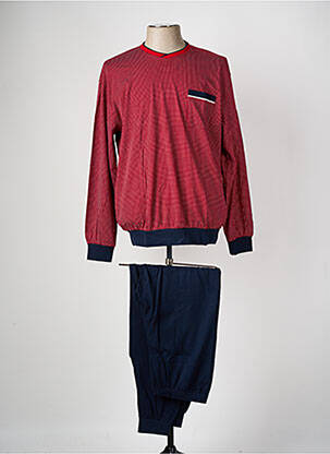 Pyjama col rond rouge GÖTZBURG homme