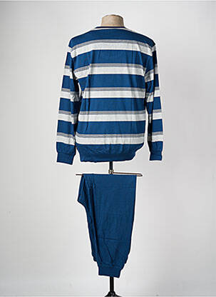 Pyjama col v bleu GÖTZBURG homme