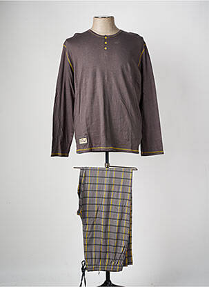 Pyjama col rond gris SOY homme