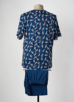 Pyjashort imprimé fantaisie bleu SOY homme
