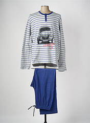 Pyjama bleu SOY pour homme seconde vue