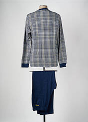 Pyjama bleu SOY pour homme seconde vue