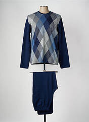 Pyjama bleu SOY pour homme seconde vue