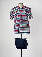 Pyjashort violet GÖTZBURG pour homme seconde vue