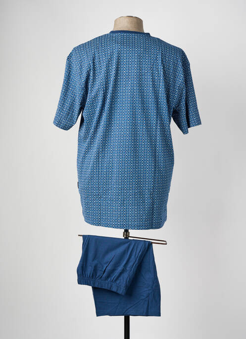 Pyjashort bleu GÖTZBURG pour homme