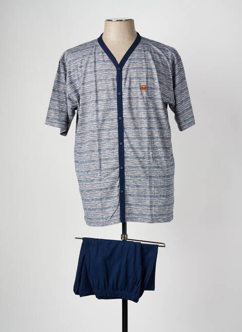 Pyjashort bleu MASSANA homme