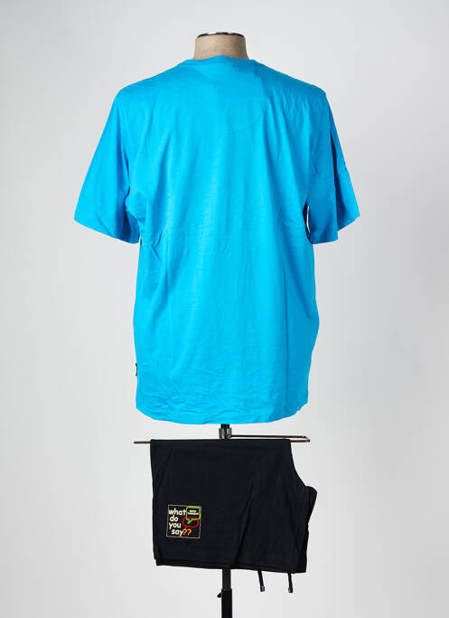 Pyjashort bleu SOY pour homme