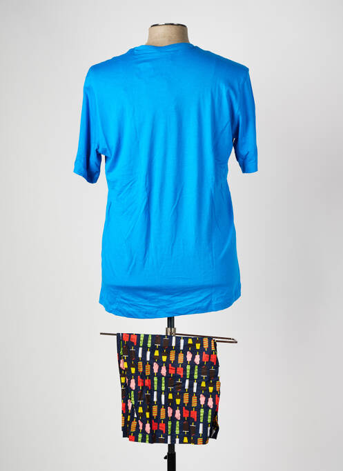Pyjashort bleu SOY pour homme