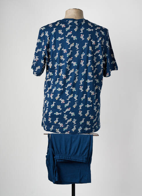 Pyjashort bleu SOY pour homme