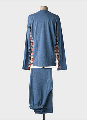Pyjama manches longues bleu SOY homme