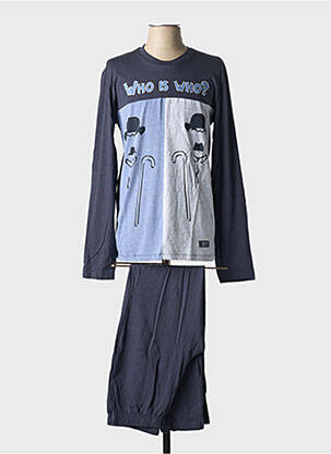 Pyjama col rond bleu SOY homme