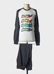 Pyjama sérigraphie gris SOY homme