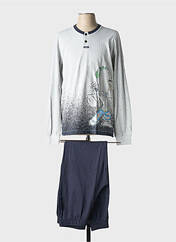 Pyjama bleu SOY pour homme seconde vue