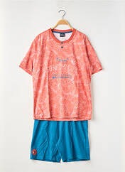 Pyjama orange SOY pour homme seconde vue