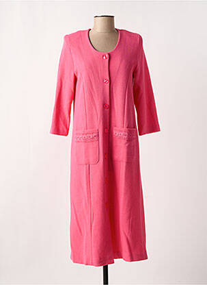 Chemise de nuit fermeture boutonnée sur le devant rose EGATEX femme