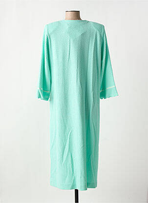 Chemise de nuit fermeture boutonnée sur le devant vert EGATEX femme
