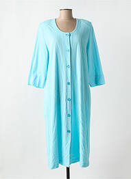 Chemise de nuit fermeture boutonnée sur le devant bleu EGATEX femme