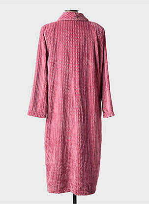 Robe de chambre col chemisier violet EGATEX femme