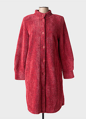 Robe de chambre poches rouge EGATEX femme