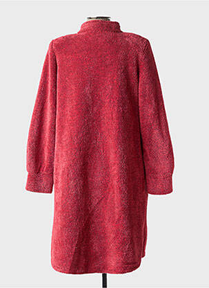 Robe de chambre poches rouge EGATEX femme