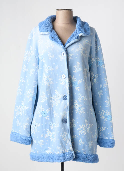 Robe de chambre bleu EGATEX pour femme